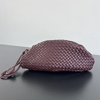 Kitlife Bottega Veneta Small Onda Clutch Burgundy 867352 40x15x15cm