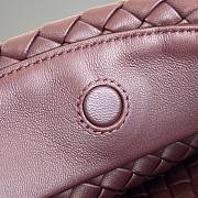 Kitlife Bottega Veneta Small Onda Clutch Burgundy 867352 40x15x15cm - 3