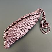 Kitlife Bottega Veneta Small Onda Clutch Burgundy 867352 40x15x15cm - 2