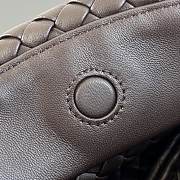 Kitlife Bottega Veneta Small Onda Clutch Dark Brown 867352 40x15x15cm  - 4