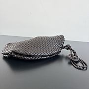 Kitlife Bottega Veneta Small Onda Clutch Dark Brown 867352 40x15x15cm  - 2