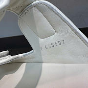 Kitlife Chanel Lambskin Quilted Velcro Dad Chain CC Slide Sandals White - 3