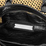 Kitlife Balenciaga Women's Le City Bag Small in Natural/Black 92404 30x19x10cm - 5