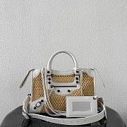 Kitlife Balenciaga Women's Le City Bag Small in Natural/White 92404 30x19x10cm  - 1