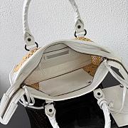 Kitlife Balenciaga Women's Le City Bag Small in Natural/White 92404 30x19x10cm  - 3