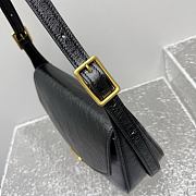 Kitlife Balenciaga Women's Clicca Shoulder Bag Medium in Black 92408 29x20x10cm - 4