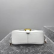 Kitlife Balenciaga Women's Clicca Shoulder Bag Medium in White 92408 29x20x10cm  - 4