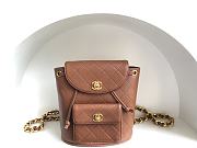 Kitlife Chanel Backpack Duma Brown - 21x20x12cm  - 1