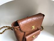 Kitlife Chanel Backpack Duma Brown - 21x20x12cm  - 6