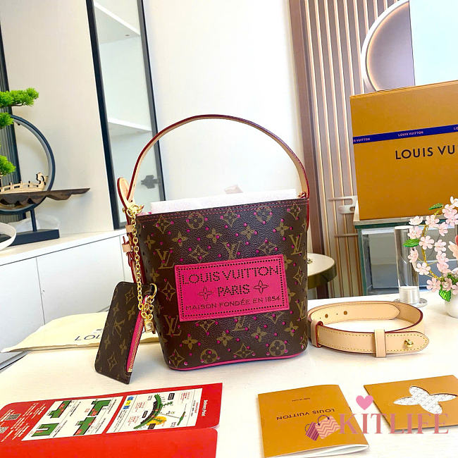 Kitlife Louis Vuitton All In BB Bag Pop Crush Monogram Canvas M29075 16x18x12cm - 1