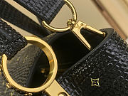 Kitlife Louis Vuitton Lizard Capucines Mini Black Bag N48865 27x18x9cm - 5