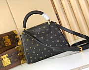 Kitlife Louis Vuitton Lizard Capucines Mini Black Bag N48865 27x18x9cm - 3