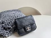 Kitlife Chanel Tweed Bucket Drawstring Bag Grey & Black 30x40x60cm - 6