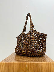 Kitlife Saint Laurent Icare Medium In Wood Beads Bag 862071 31/46×28×16cm - 3