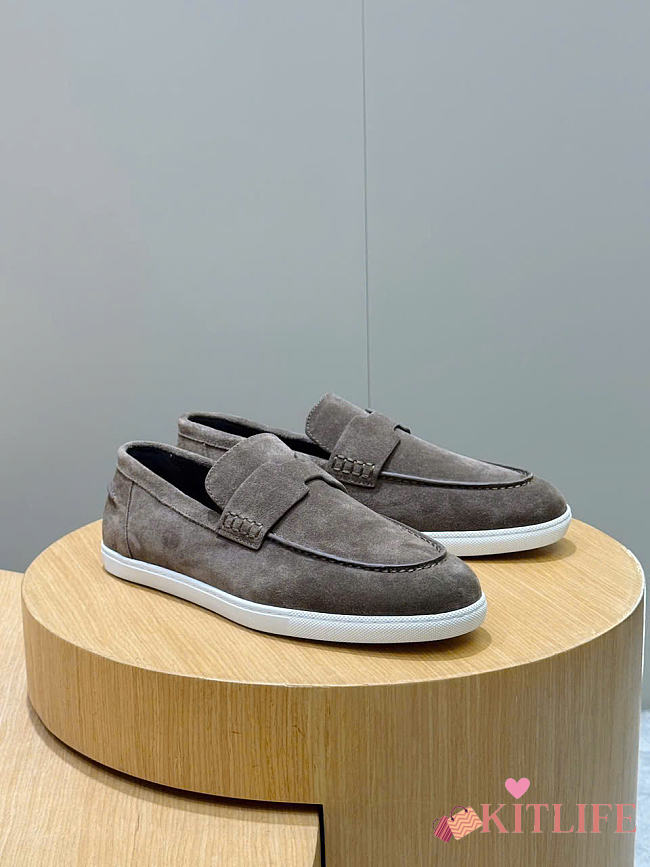 Kitlife Hermes Men Job Loafer Dark Gray - 1