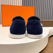 Kitlife Hermes Men Mind Loafers Dark Blue  - 6