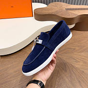 Kitlife Hermes Men Mind Loafers Dark Blue  - 3