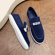 Kitlife Hermes Men Mind Loafers Dark Blue  - 2