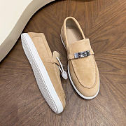 Kitlife Hermes Men Mind Loafers Beige - 2