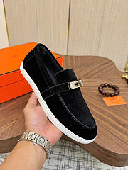 Kitlife Hermes Men Mind Loafers Black - 6