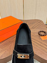 Kitlife Hermes Men Mind Loafers Black - 5