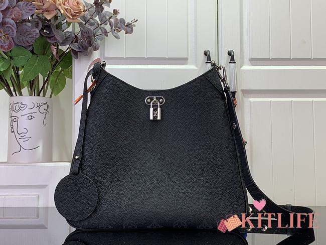 Kitlife Louis Vuitton All Around MM Bag Black M14618 25x8x28cm - 1
