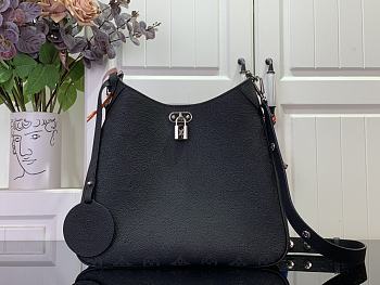 Kitlife Louis Vuitton All Around MM Bag Black M14618 25x8x28cm