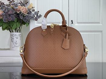 Kitlife Louis Vuitton Alma MM Soft Bag Brown M28517 37x28x13.5cm