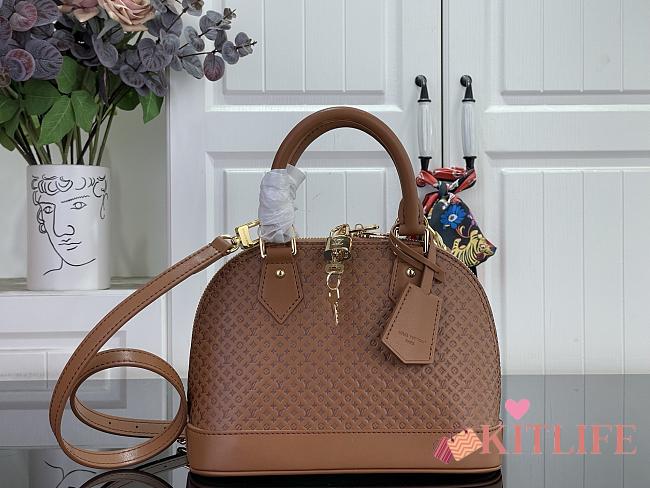 Kitlife Louis Vuitton Alma BB Bag Brown M29491 23.5x17.5x11.5cm - 1