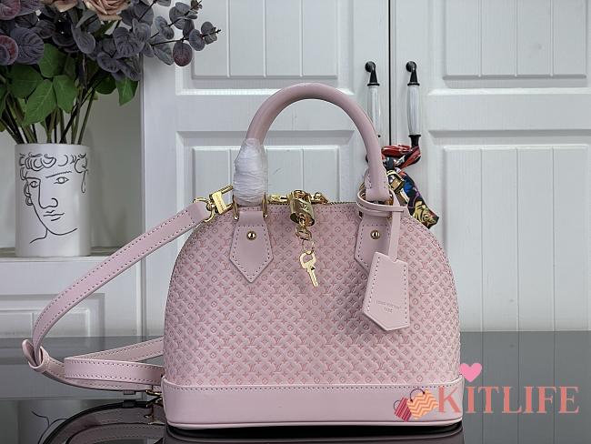 Kitlife Louis Vuitton Alma BB Bag Pink M29416 23.5x17.5x11.5cm - 1