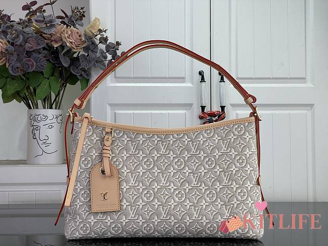 Kitlife Louis Vuitton Carryall East-West Bag Beige M2A136 36x19x10cm  - 1