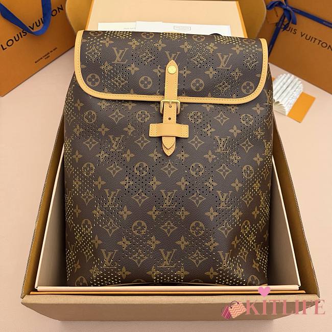 Kitlife Louis Vuitton Flaneur Backpack Brown M29295 30x39x13.5cm - 1