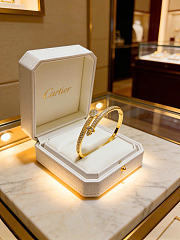 Kitlife Cartier Diamond Nail Bracelet Gold - 6