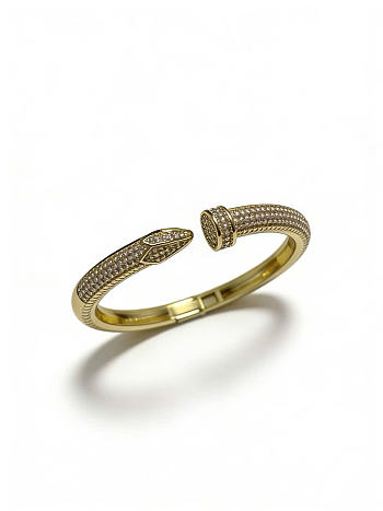 Kitlife Cartier Diamond Bangle in V-gold 