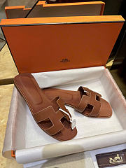 Kitlife Hermes Oran Sandal Brown - 1