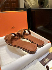 Kitlife Hermes Oran Sandal Brown - 6
