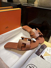 Kitlife Hermes Oran Sandal Brown - 3