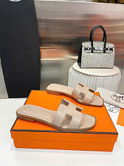 Kitlife Hermes Oran Sandal Beige Nomade - 1