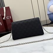 Kitlife Gucci Dionysus Small Shoulder Bag Black GG Canvas 876531 21x12x6cm - 6