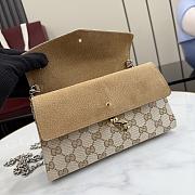 Kitlife Gucci Dionysus Small Shoulder Bag Beige & Dark Brown GG Canvas 876531 21x12x6cm  - 6