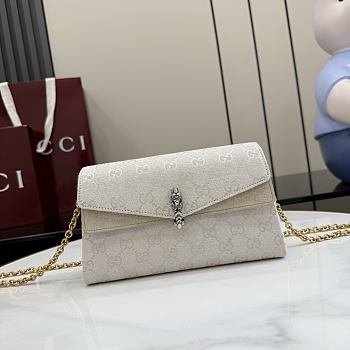 Kitlife Gucci Dionysus Small Shoulder Bag Ivory GG Canvas 876531 21x12x6cm 