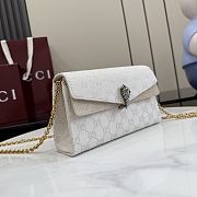 Kitlife Gucci Dionysus Small Shoulder Bag Ivory GG Canvas 876531 21x12x6cm  - 6