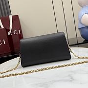 Kitlife Gucci Dionysus Small Shoulder Bag Black Soft Leather 876531 21x12x6cm  - 4