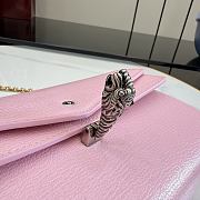 Kitlife Gucci Dionysus Small Shoulder Bag Pink Soft Leather 876531 21x12x6cm  - 3