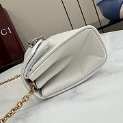 Kitlife Gucci Dionysus Small Shoulder Bag White Soft Leather 876531 21x12x6cm - 5