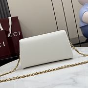 Kitlife Gucci Dionysus Small Shoulder Bag White Soft Leather 876531 21x12x6cm - 4
