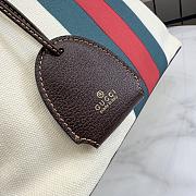 Kitlife Gucci Tribeca Small Tote Bag Natural Washed Canvas A0034E 25x19x11.5cm - 4