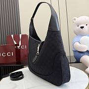 Kitlife Gucci Jackie 1961 Large Crossbody Bag Black GG Canvas 863279 40x29x5cm - 5