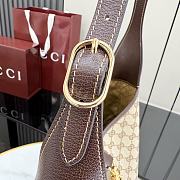 Kitlife Gucci Jackie 1961 Large Crossbody Bag Beige GG Canvas 863279 40x29x5cm  - 6