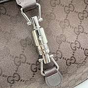 Kitlife Gucci Jackie 1961 Large Crossbody Bag Dark Brown GG Canvas 863279 40x29x5cm  - 6